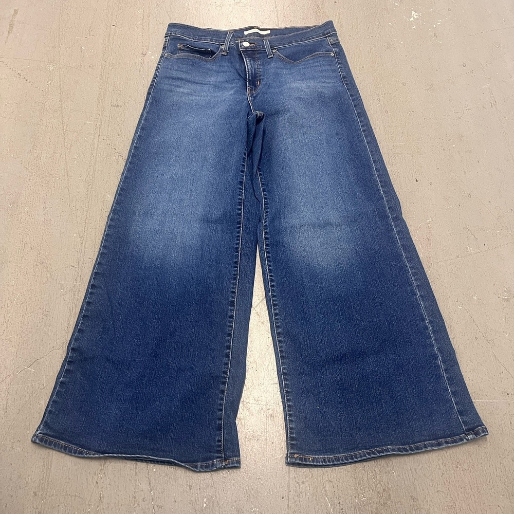 Levi's Blue Flare & Wide Leg Jeans